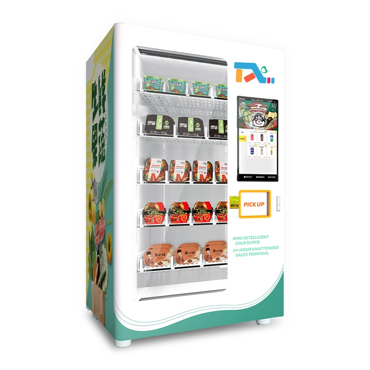 Customization Automatic Touch Screen Drink and Snack Vending Machine