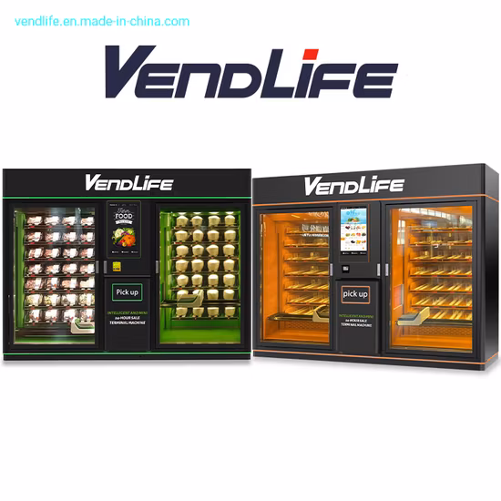 Distributore automatico di panini alla frutta Fresh Food Vendlife con sistema di sollevamento
